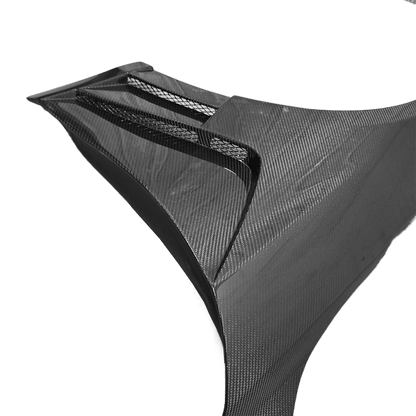 BMW F32/F33/F36 4 Series M4 Style Front Fenders with Vents 2013-2020 Kazento Carbon Parts 车身侧板 Carbon Fiber F32-FF-KZ-CF