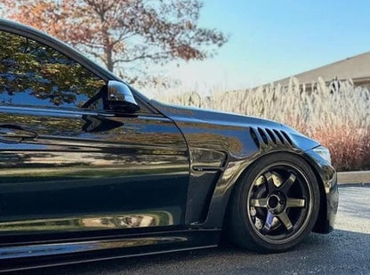 BMW F80 M3 F82 F83 M4 Front Vented Fenders Kazento Carbon Parts