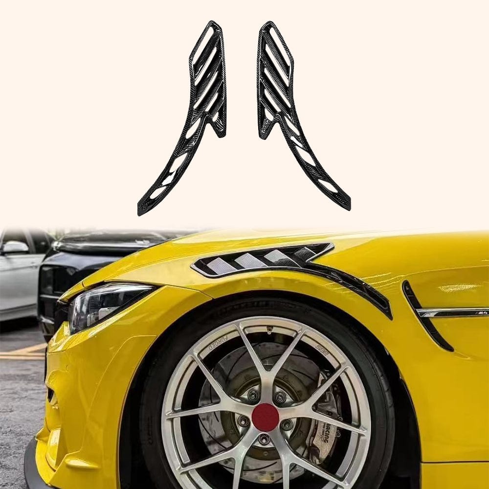 BMW F80 M3 & F82/F83 M4 GT4 Style Front Fender Vents 2014-2020