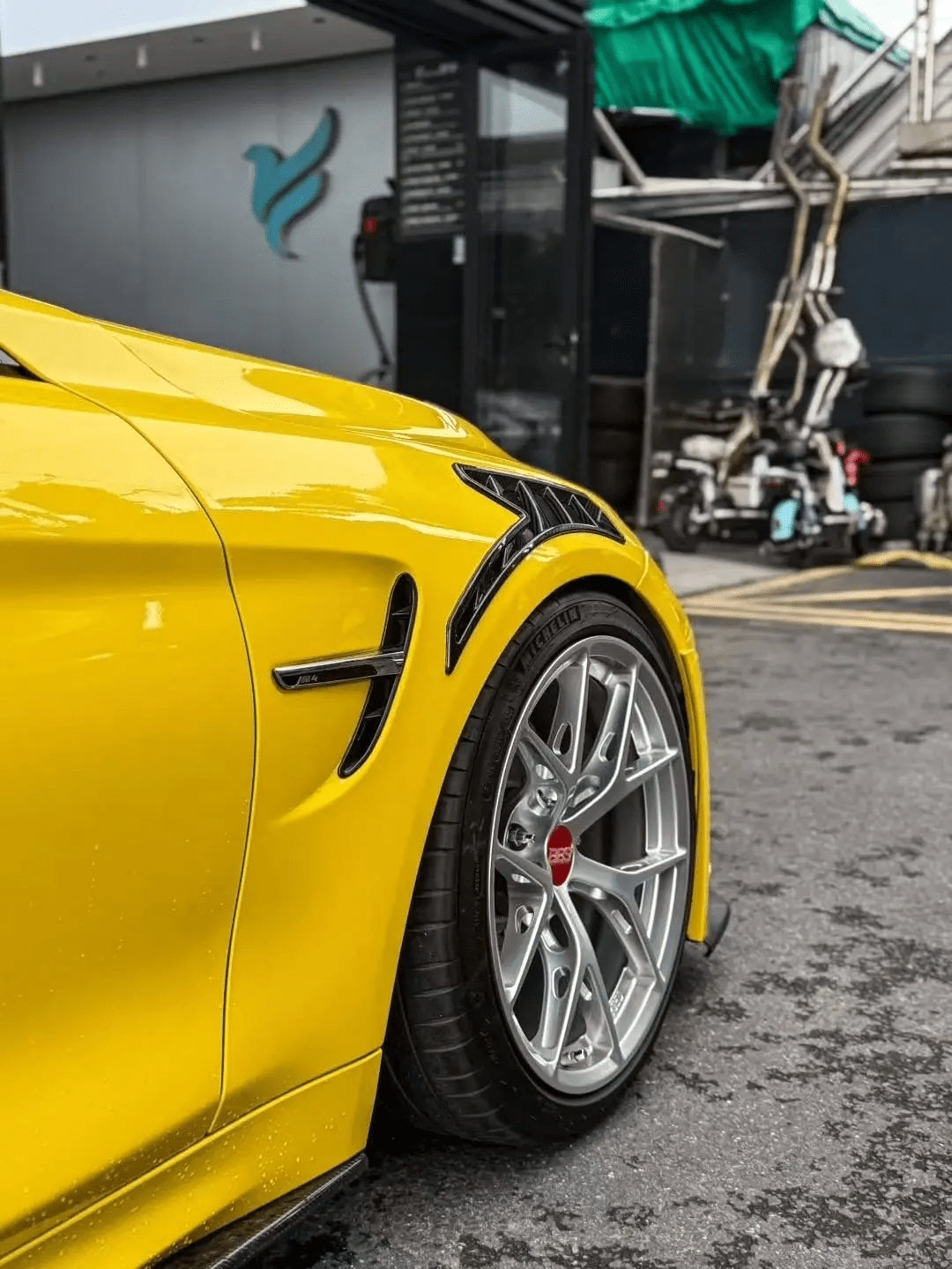 BMW F80 M3 & F82/F83 M4 GT4 Style Front Fender Vents 2014-2020