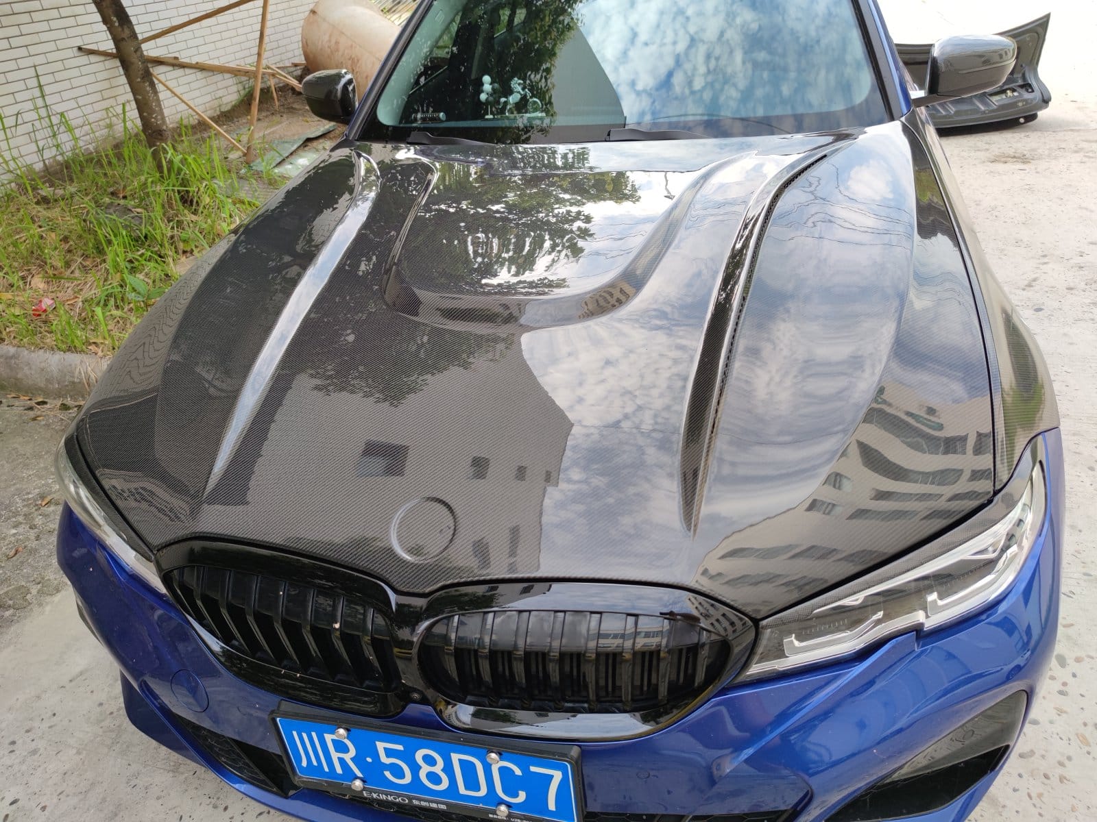 BMW G20 3 Series M340i 330i HM Style Vented Hood Bonnet 2019-2023