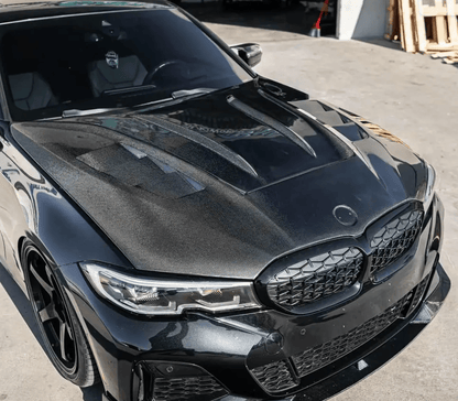 BMW G20 3 Series M340i 330i V3 Style Vented Hood Bonnet 2019-2023