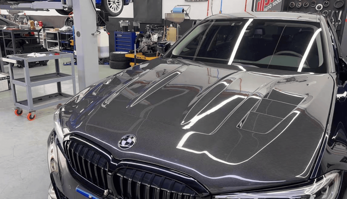 BMW G20 3 Series M340i 330i V3 Style Vented Hood Bonnet 2019-2023