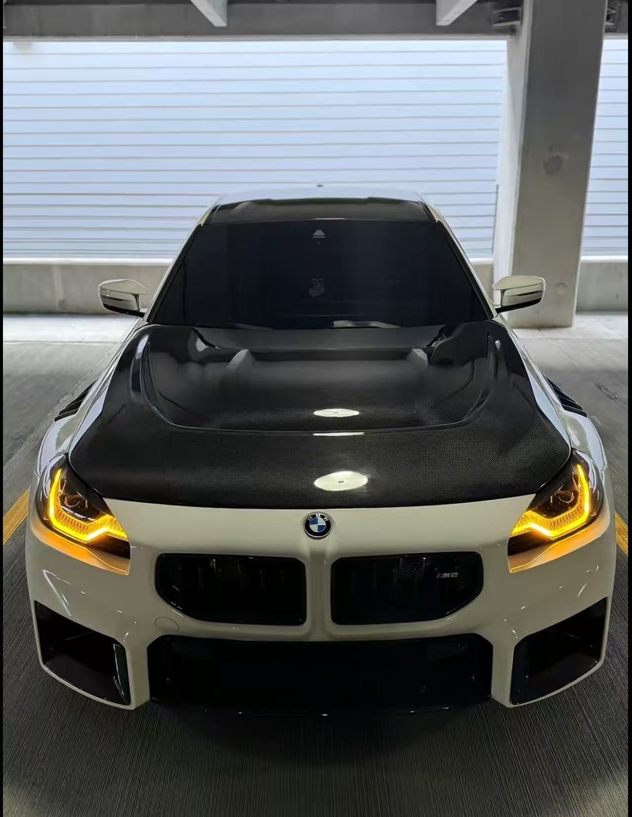 BMW G87 M2 G42 2 Series AP Style Vented Hood Bonnet 2022-2025