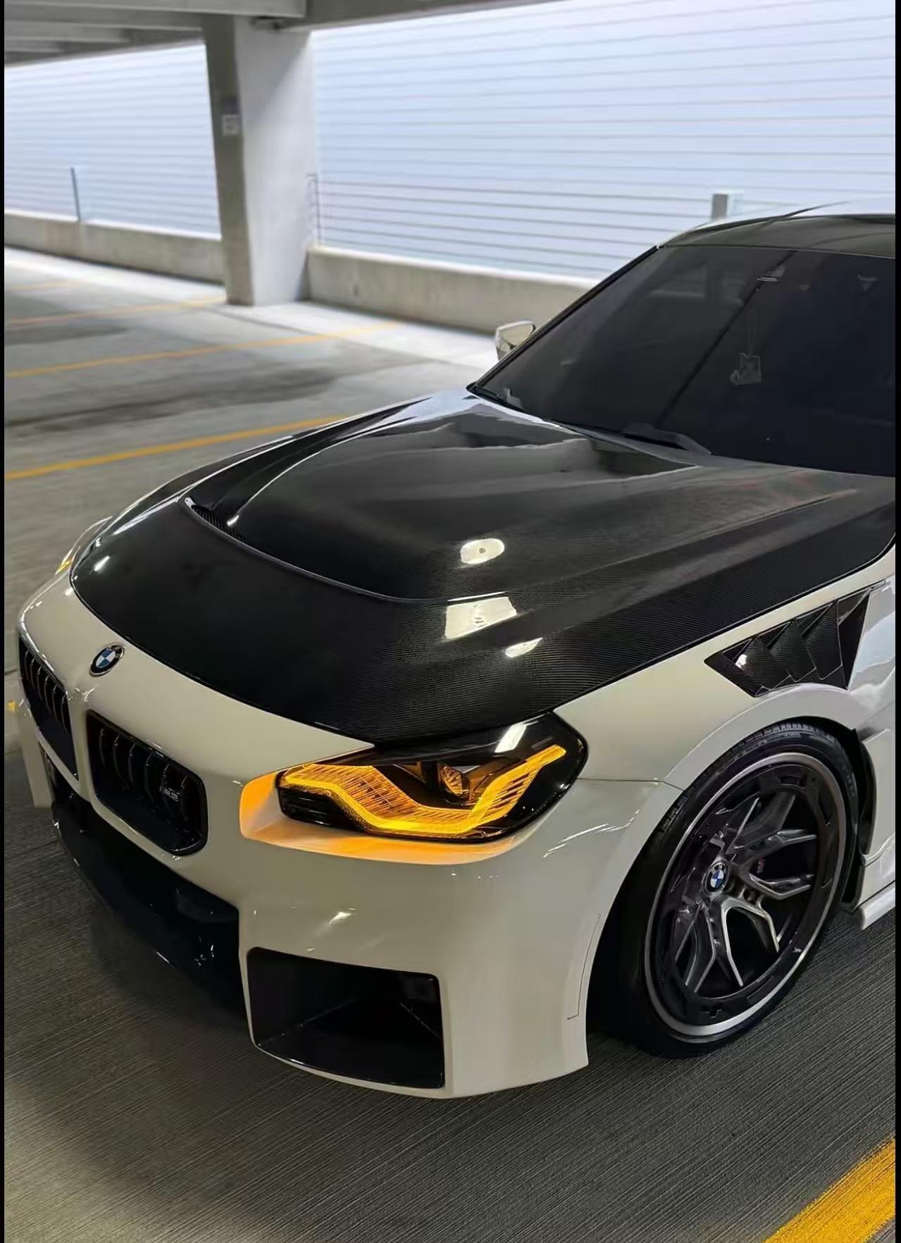 BMW G87 M2 G42 2 Series AP Style Vented Hood Bonnet 2022-2025