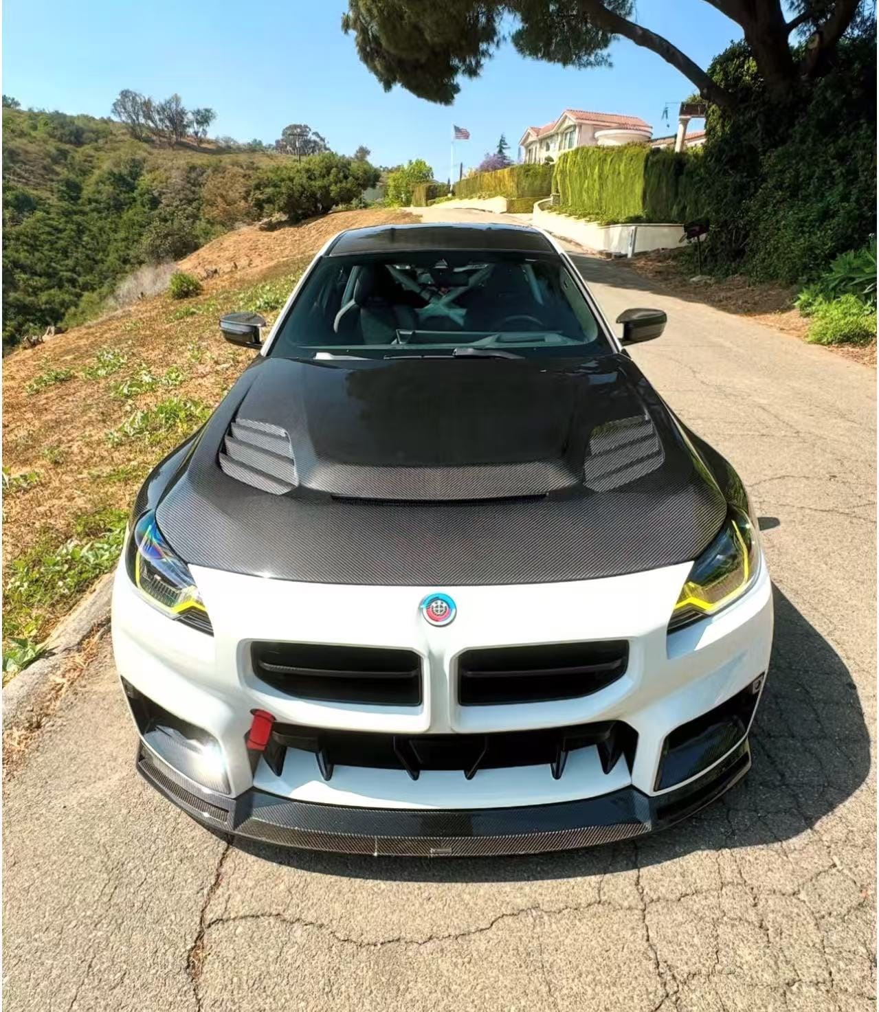 BMW G87 M2 G42 2 Series V Style Vented Hood Bonnet 2022-2025