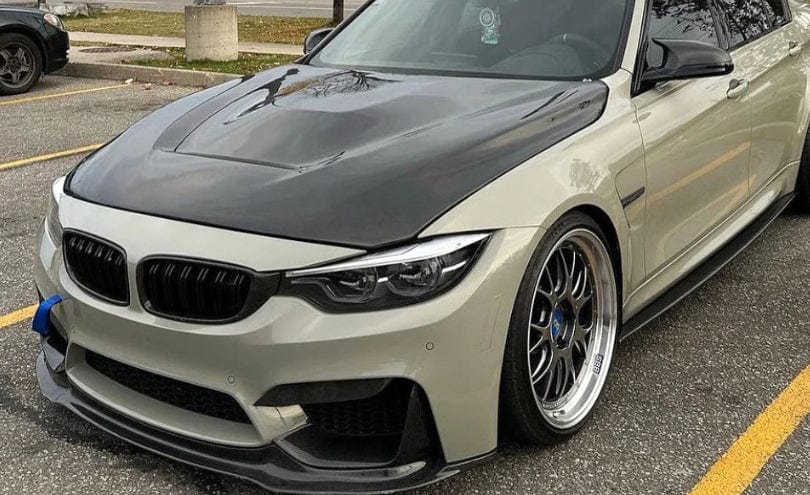 BMW M4 F82 Coupe GTS Style Front Vented Hood Bonnet 2014-2020 Kazento Carbon Parts Bonnets/Hoods Carbon Fiber F82M4-HOOD-GTS-CF