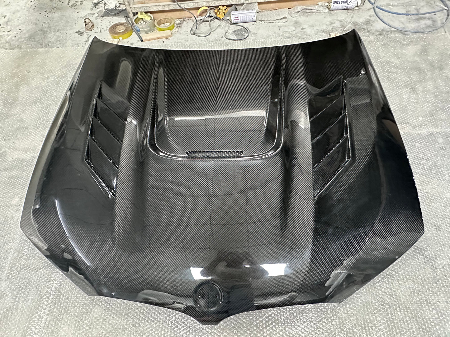 BMW X4M F98 X3M F97 G01 G02 G08 AE Style Vented Hood Bonnet 2019-2024