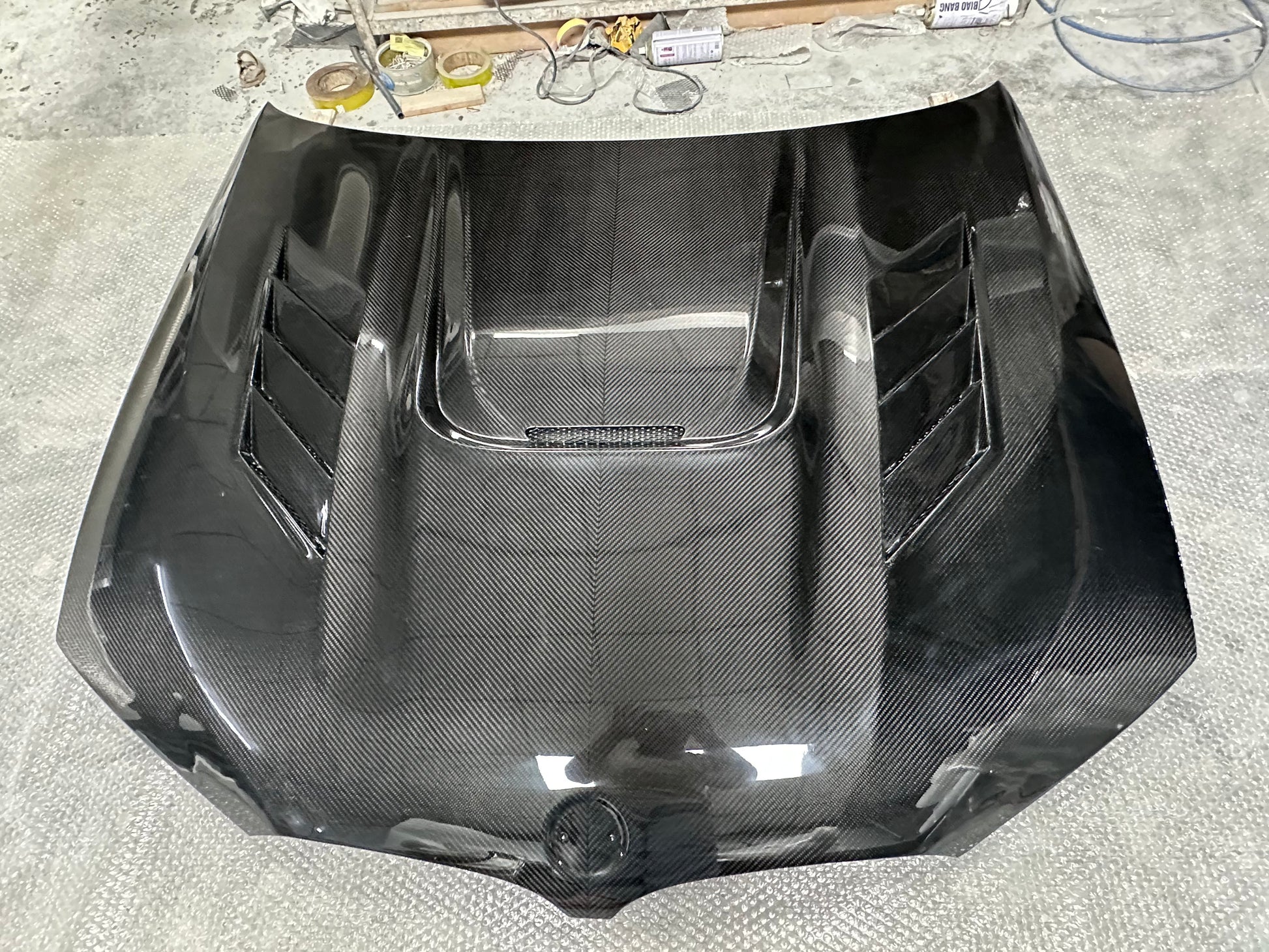 BMW X4M F98 X3M F97 G01 G02 G08 AE Style Vented Hood Bonnet 2019-2024