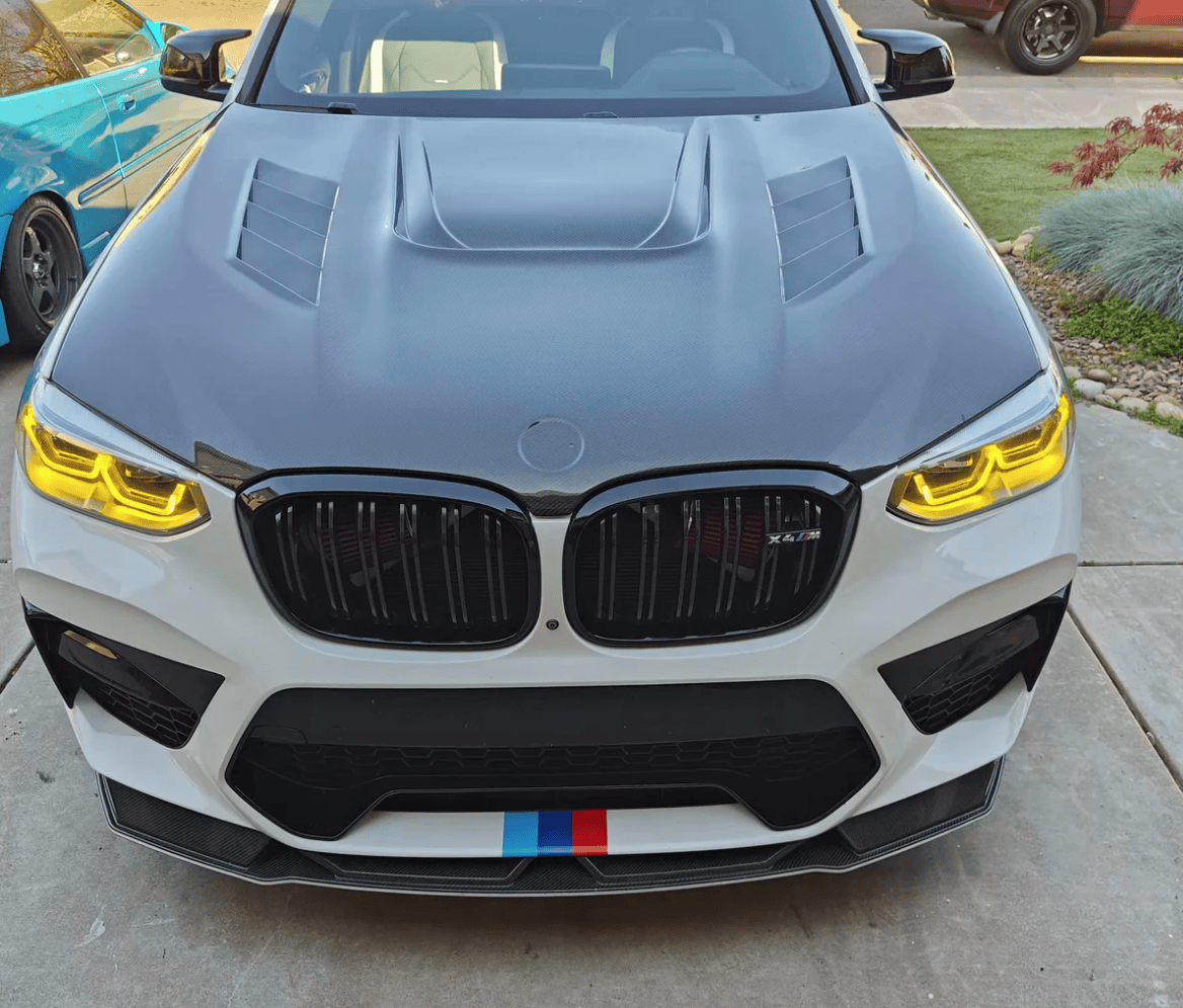 BMW X4M F98 X3M F97 G01 G02 G08 AE Style Vented Hood Bonnet 2019-2024