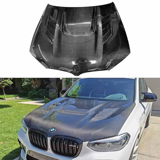 BMW X4M F98 X3M F97 G01 G02 G08 AE Style Vented Hood Bonnet 2019-2024