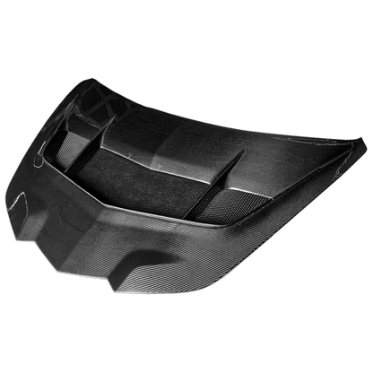 C8 Corvette Stingray Z06 E-Ray ZR2 Style Hood 2020-2024 Kazento Carbon Parts Bonnets/Hoods