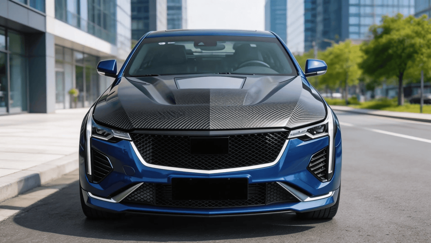 Cadillac CT4 CT4-V CT Style Vented Hood Bonnet 2020-2026