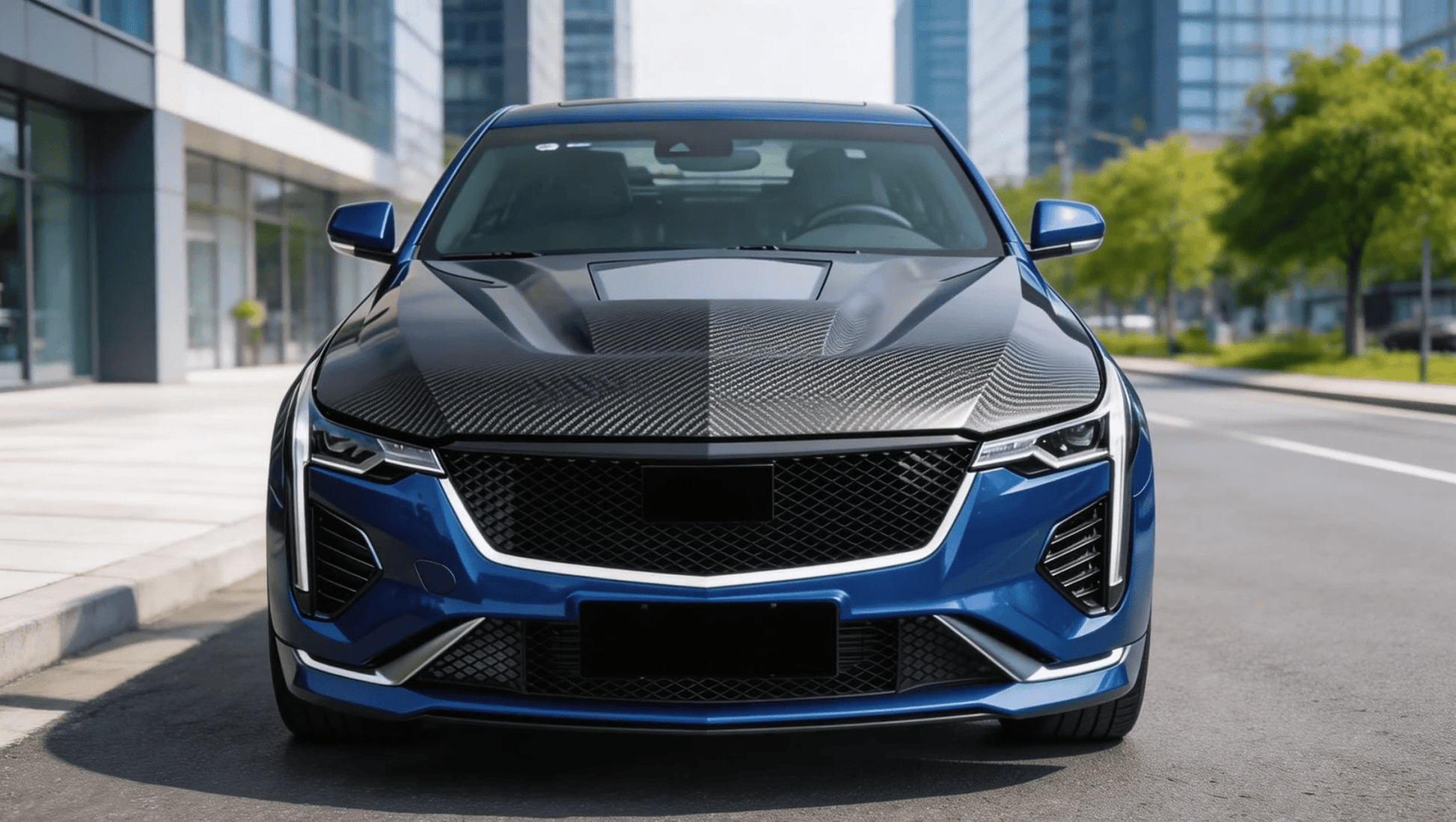Cadillac CT4 CT4-V CT Style Vented Hood Bonnet 2020-2026