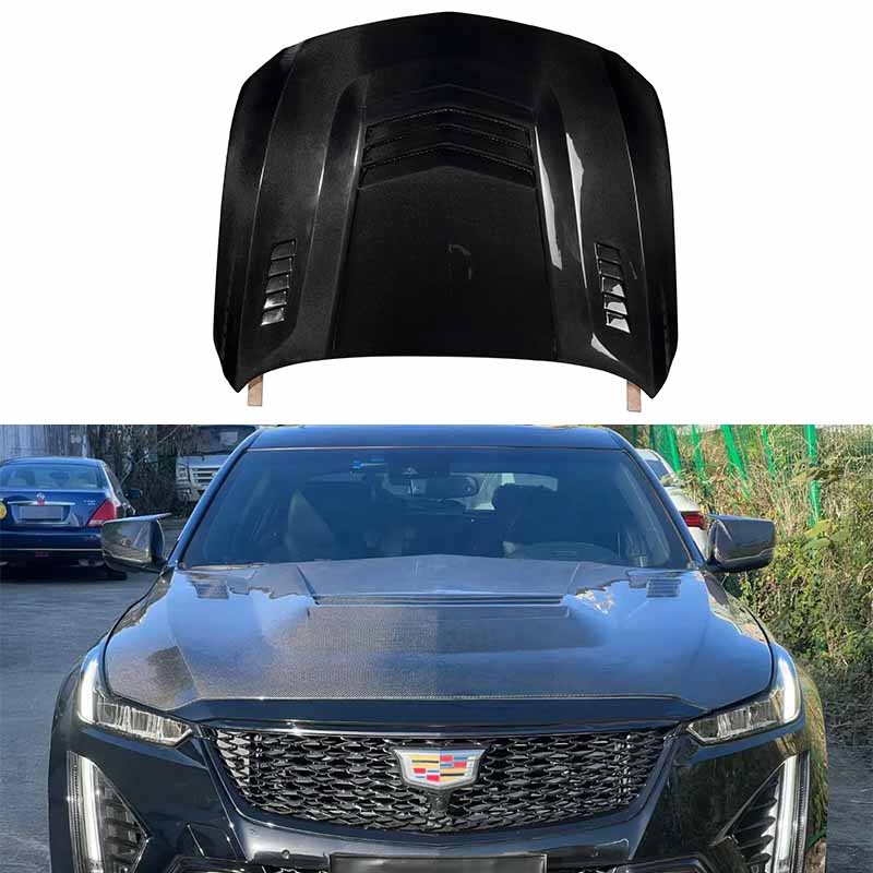 Cadillac CT5 CT5-V D Style Vented Hood Bonnet 2020+