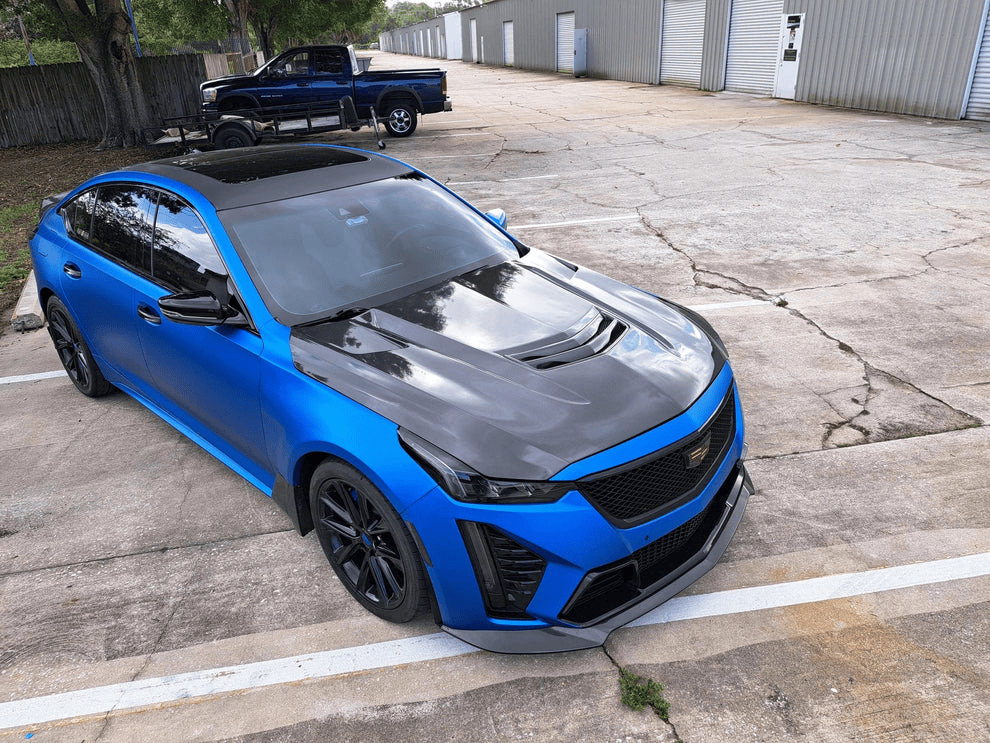 Cadillac CT5 CT5-V V Style Vented Hood Bonnet 2020+