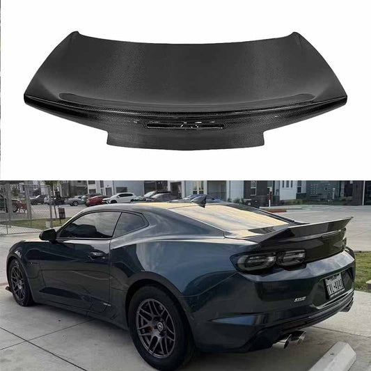 Camaro Ducktail Rear Trunk Boot Lid 2016-2023 Kazento Carbon Parts 车身侧板 Carbon Fiber CAMA1622-TRUNK-DC-CF