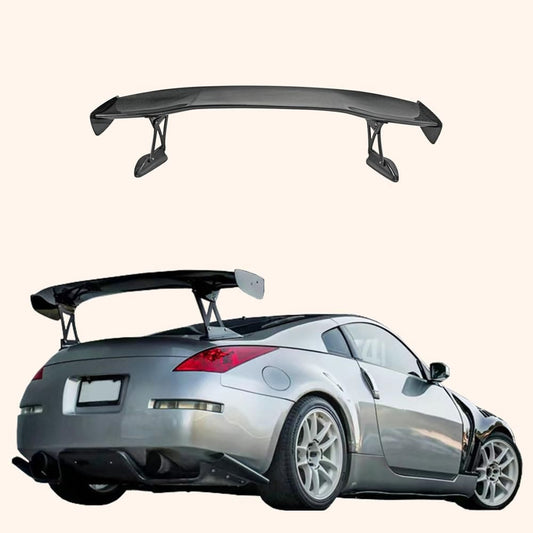 Car Wing For Nissan 350Z Z33 Ings Rear Trunk Gt Spoiler (1500Mm) Carbon Fiber Body Parts Kits Kazento Carbon Parts 车身侧板 350Z-RS-GT-INGS&-CF