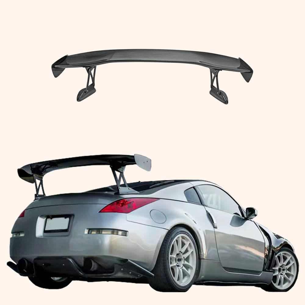 Car Wing For Nissan 350Z Z33 Ings Rear Trunk Gt Spoiler (1500Mm) Carbon Fiber Body Parts Kits