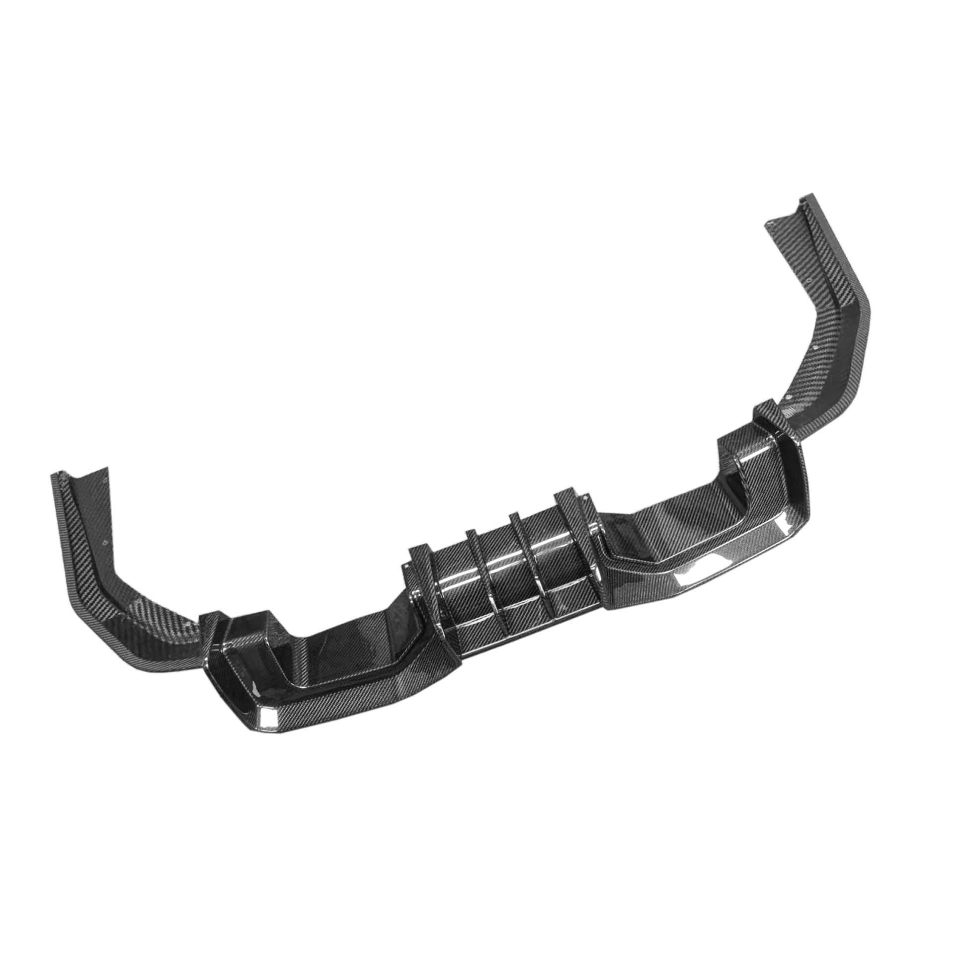 Carbon AD Style Rear Bumper Diffuser BMW M3 G80 G81 M4 G82 G83 20-24  Kazento Carbon Parts Carbon Fiber M3M4G80-DIF-AD-CF