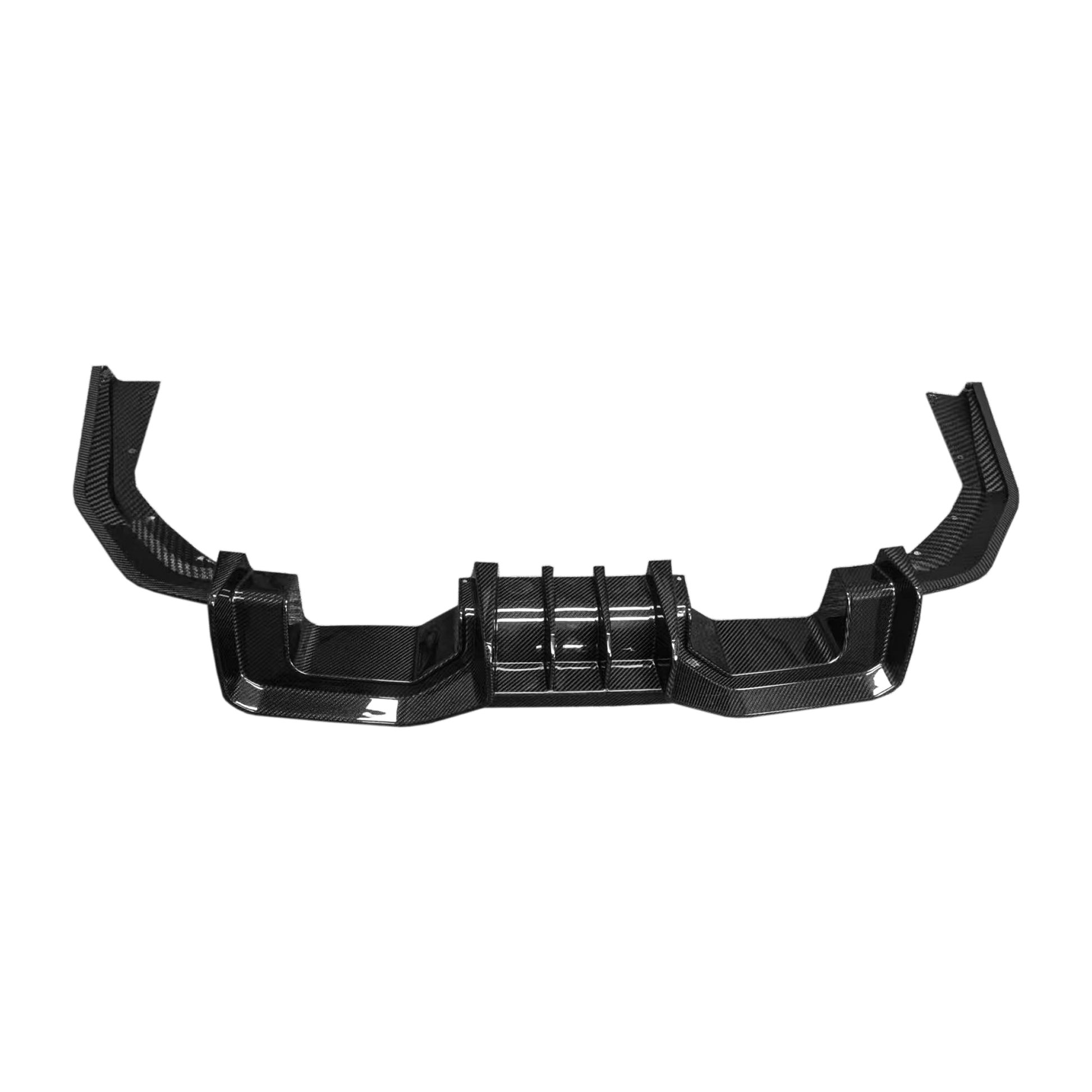 Carbon AD Style Rear Bumper Diffuser BMW M3 G80 G81 M4 G82 G83 20-24  Kazento Carbon Parts Carbon Fiber M3M4G80-DIF-AD-CF