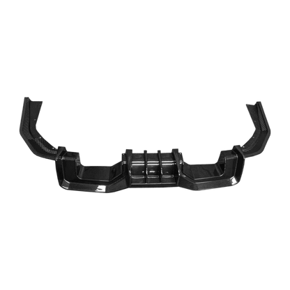 Carbon AD Style Rear Bumper Diffuser BMW M3 G80 G81 M4 G82 G83 20-24  Kazento Carbon Parts Carbon Fiber M3M4G80-DIF-AD-CF