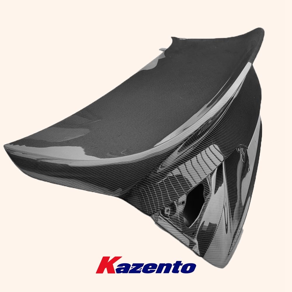 Carbon DuckStyle Rear Trunk Boot Lid For Honda Civic FE1 Sedan 22-24 Kazento Carbon Parts 车身侧板 Carbon Fiber FE1-TRUNK-DUCK-CF
