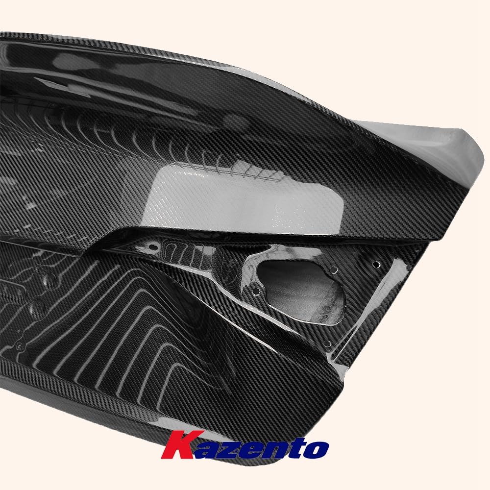 Carbon DuckStyle Rear Trunk Boot Lid For Honda Civic FE1 Sedan 22-24 Kazento Carbon Parts 车身侧板 Carbon Fiber FE1-TRUNK-DUCK-CF