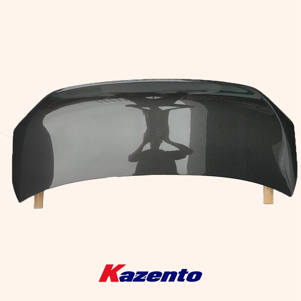 Carbon DuckStyle Rear Trunk Boot Lid For Honda Civic FE1 Sedan 22-24 Kazento Carbon Parts 车身侧板 Carbon Fiber FE1-TRUNK-DUCK-CF