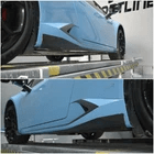 Carbon Fiber Side Skirts Extensions Pair For Lamborghini Huracan LP610