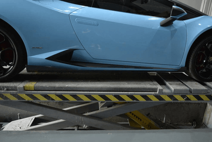 Carbon Fiber Side Skirts Extensions Pair For Lamborghini Huracan LP610