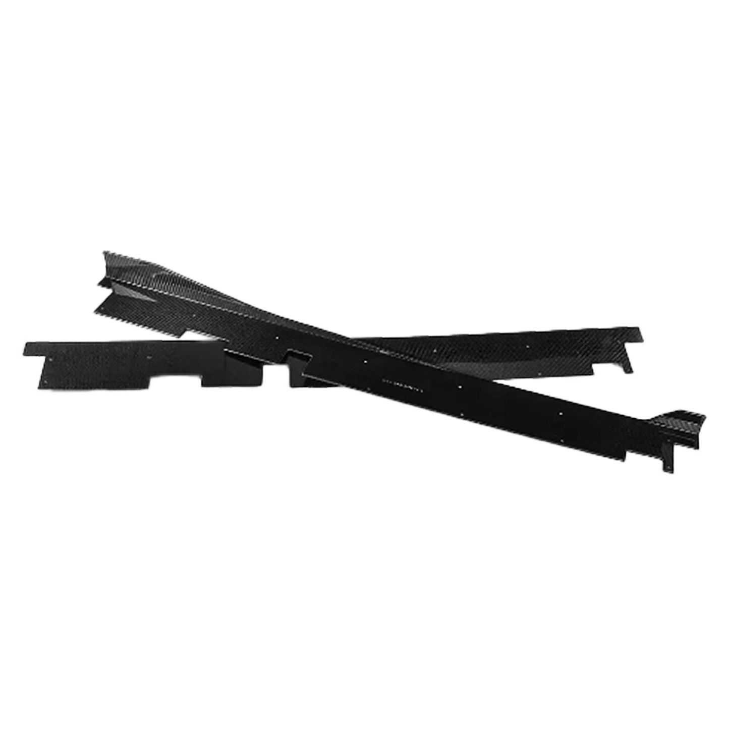 Carbon Fiber Side Skirts Extensions Pair For Lamborghini Huracan LP610