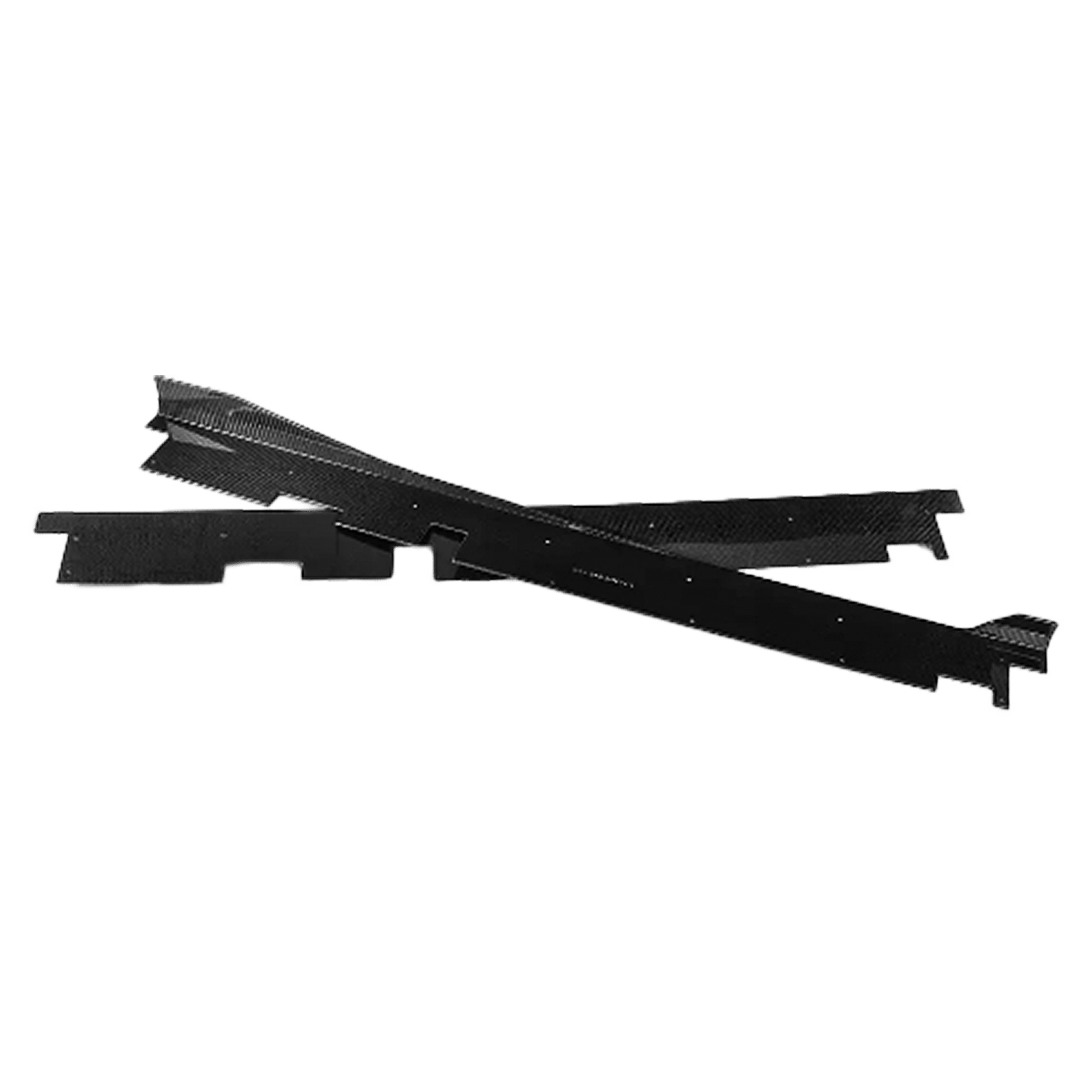 Carbon Fiber Side Skirts Extensions Pair For Lamborghini Huracan LP610