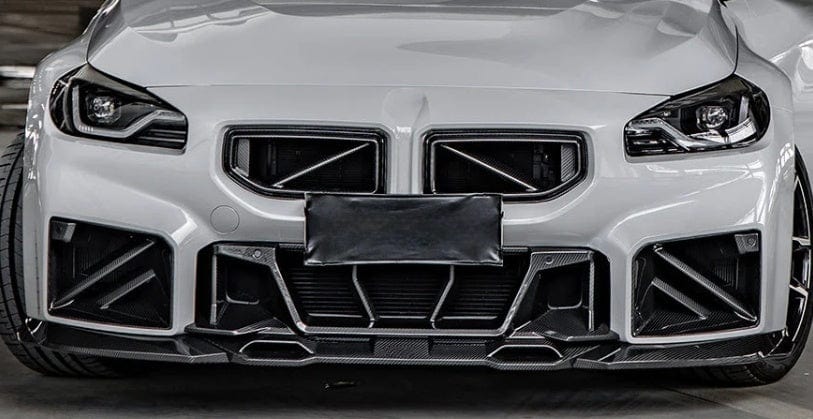 Carbon Front Bumper Center Grille For BMW M2 G87 Coupe 2 Door 2023-24