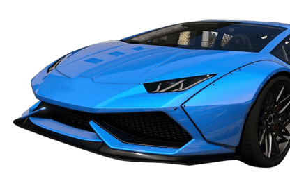 Carbon Front Bumper Lip For Lamborghini Huracan LP580 LP610 2016-19 Kazento Carbon Parts Carbon Fiber LP580610-FL-L-CF