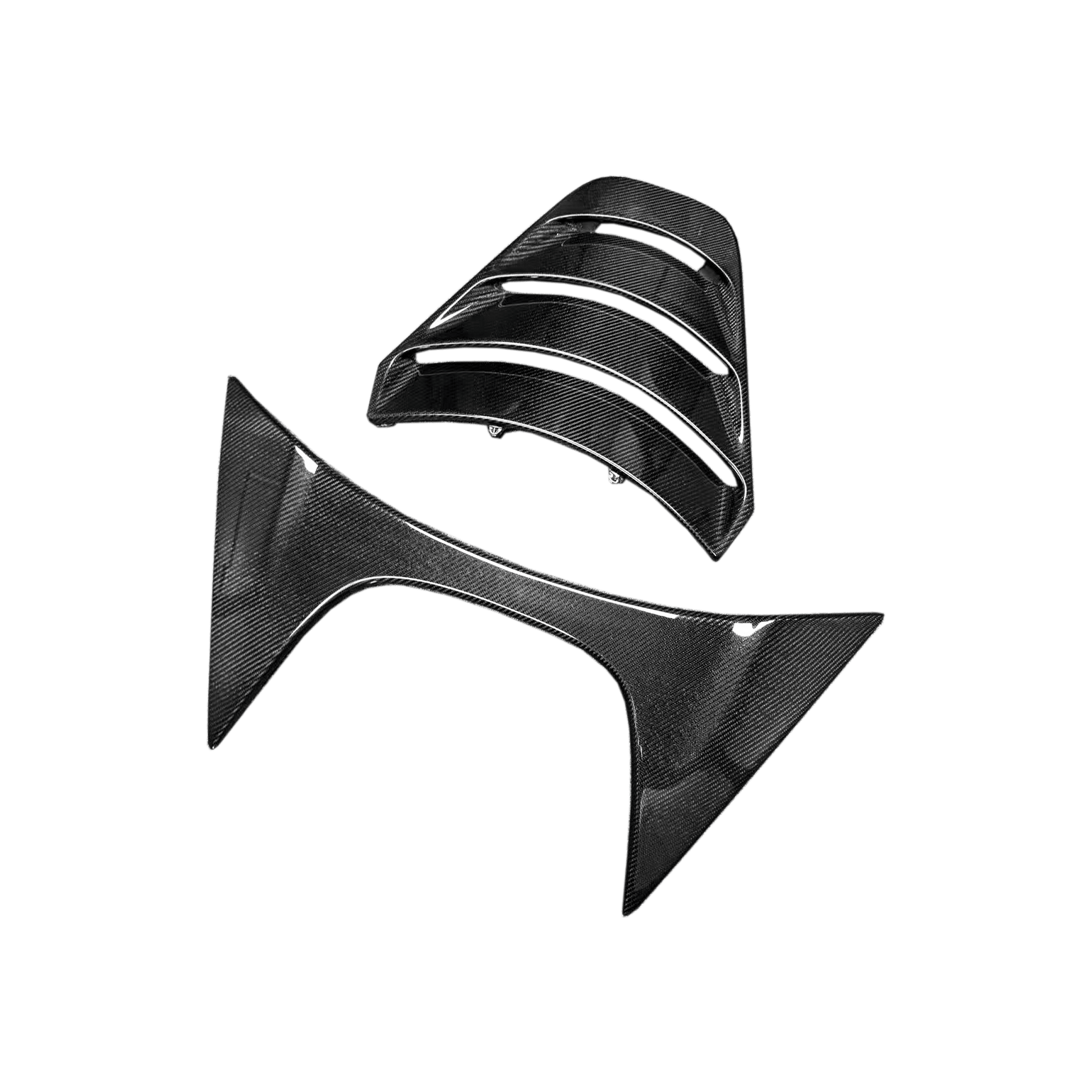 Carbon OE Style Engine Cover Replacement Maclaren 720S Spider 2017-23 Kazento Carbon Parts Carbon Fiber 720S-TRUNK-TRIM-OE-CF
