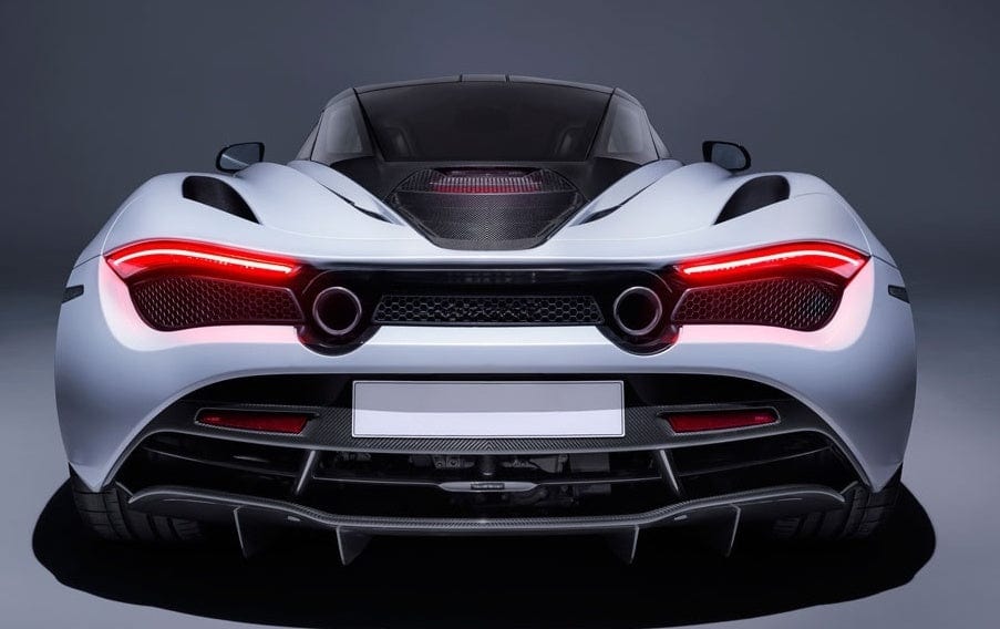 Carbon OE Style Engine Cover Replacement Maclaren 720S Spider 2017-23 Kazento Carbon Parts Carbon Fiber 720S-TRUNK-TRIM-OE-CF