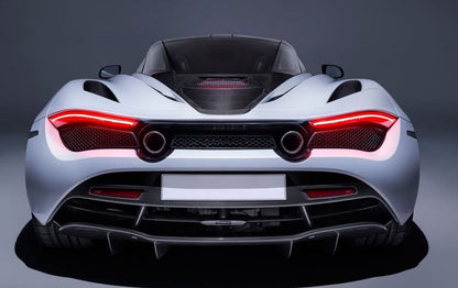 Carbon OE Style Engine Cover Replacement Maclaren 720S Spider 2017-23 Kazento Carbon Parts Carbon Fiber 720S-TRUNK-TRIM-OE-CF