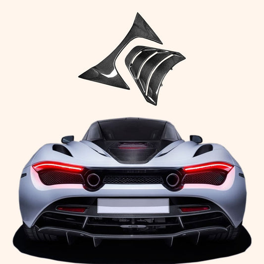 Carbon OE Style Engine Cover Replacement Maclaren 720S Spider 2017-23 Kazento Carbon Parts Carbon Fiber 720S-TRUNK-TRIM-OE-CF