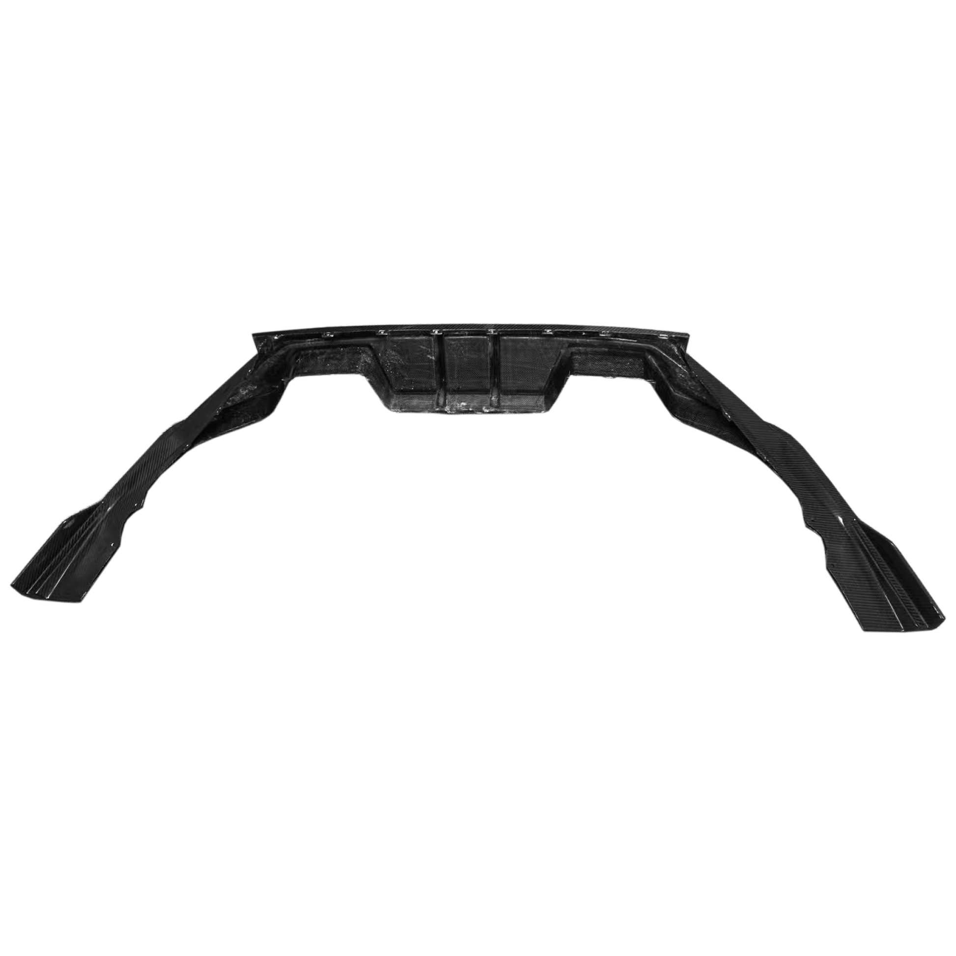 Carbon Rear Bumper Diffuser Lip For BMW M2 G87 Coupe 2 Door 2023-24 Kazento Carbon Parts Carbon Fiber M2G87-DIF-KZ-CF