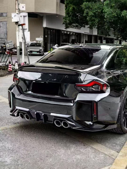 Carbon Rear Bumper Diffuser Lip For BMW M2 G87 Coupe 2 Door 2023-24