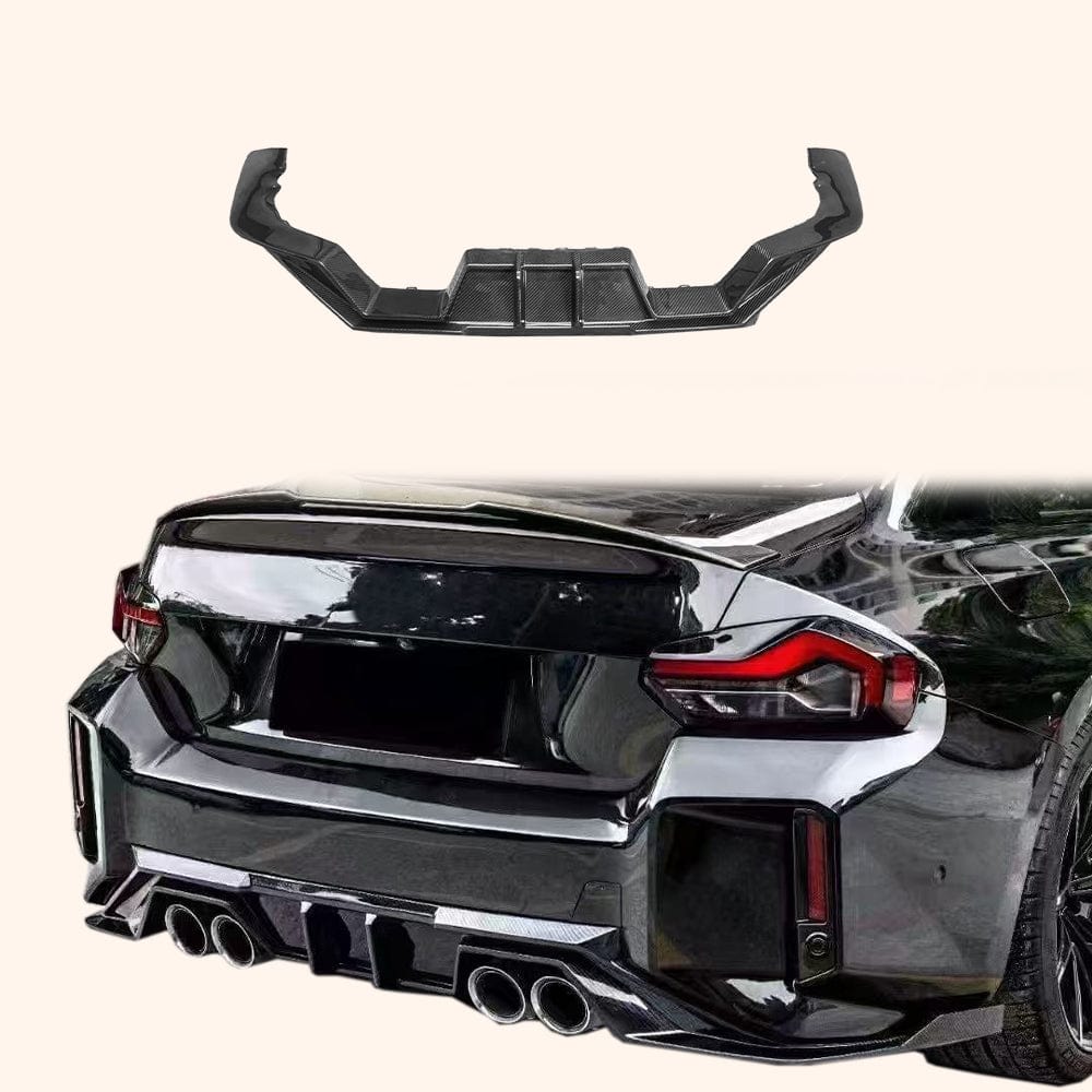 Carbon Rear Bumper Diffuser Lip For BMW M2 G87 Coupe 2 Door 2023-24