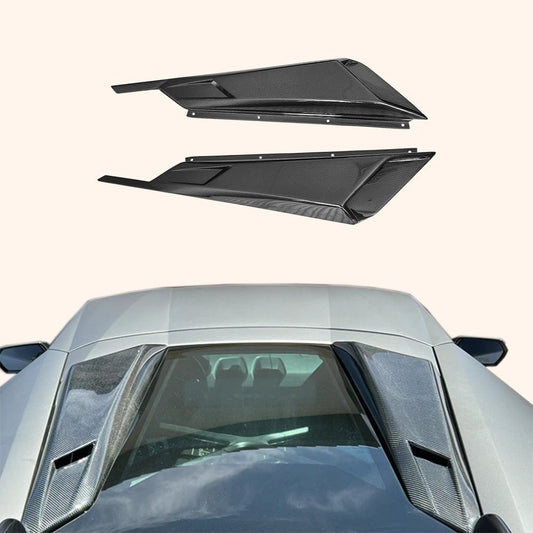 Carbon Rear Trunk Vents Trim Cover For Lamborghini Huracan LP610-4 Kazento Carbon Parts Carbon Fiber LP610-TRUNK-TRIM-DM-CF