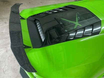 Carbon Rear Trunk Vents Trim Cover For Lamborghini Huracan LP610-4 Kazento Carbon Parts Carbon Fiber LP610-TRUNK-TRIM-KZ-CF