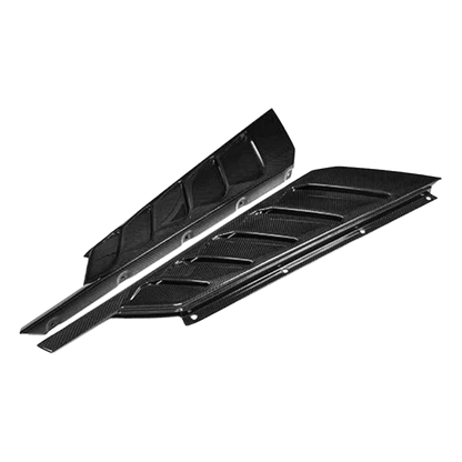 Carbon Rear Trunk Vents Trim Cover For Lamborghini Huracan LP610-4 Kazento Carbon Parts Carbon Fiber LP610-TRUNK-TRIM-KZ-CF