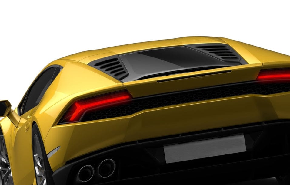 Carbon Rear Trunk Vents Trim Cover For Lamborghini Huracan LP610-4 Kazento Carbon Parts Carbon Fiber LP610-TRUNK-TRIM-KZ-CF