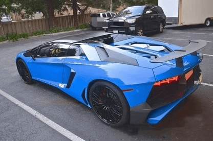Carbon Side Rear Vents Duct Trim For Lamborghini Aventador LP700 LP720 LP750 Kazento Carbon Parts Carbon Fiber LP700720-TRUNK-TRIM-KZ-CF