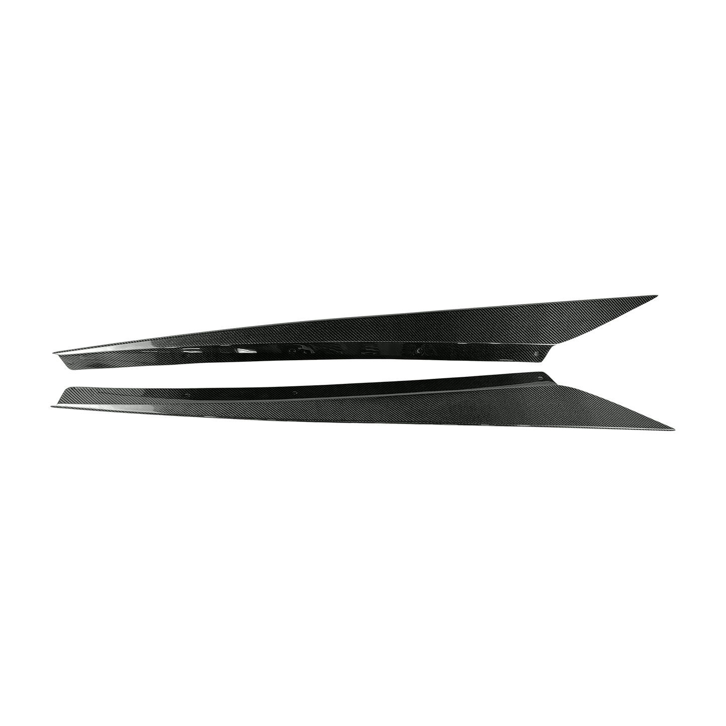 Chevrolet Corvette C8 2 Door OE Style Side Skirts 2020-2024 Kazento Carbon Parts Carbon Fiber CORVETTEC8-SS-OE-CF