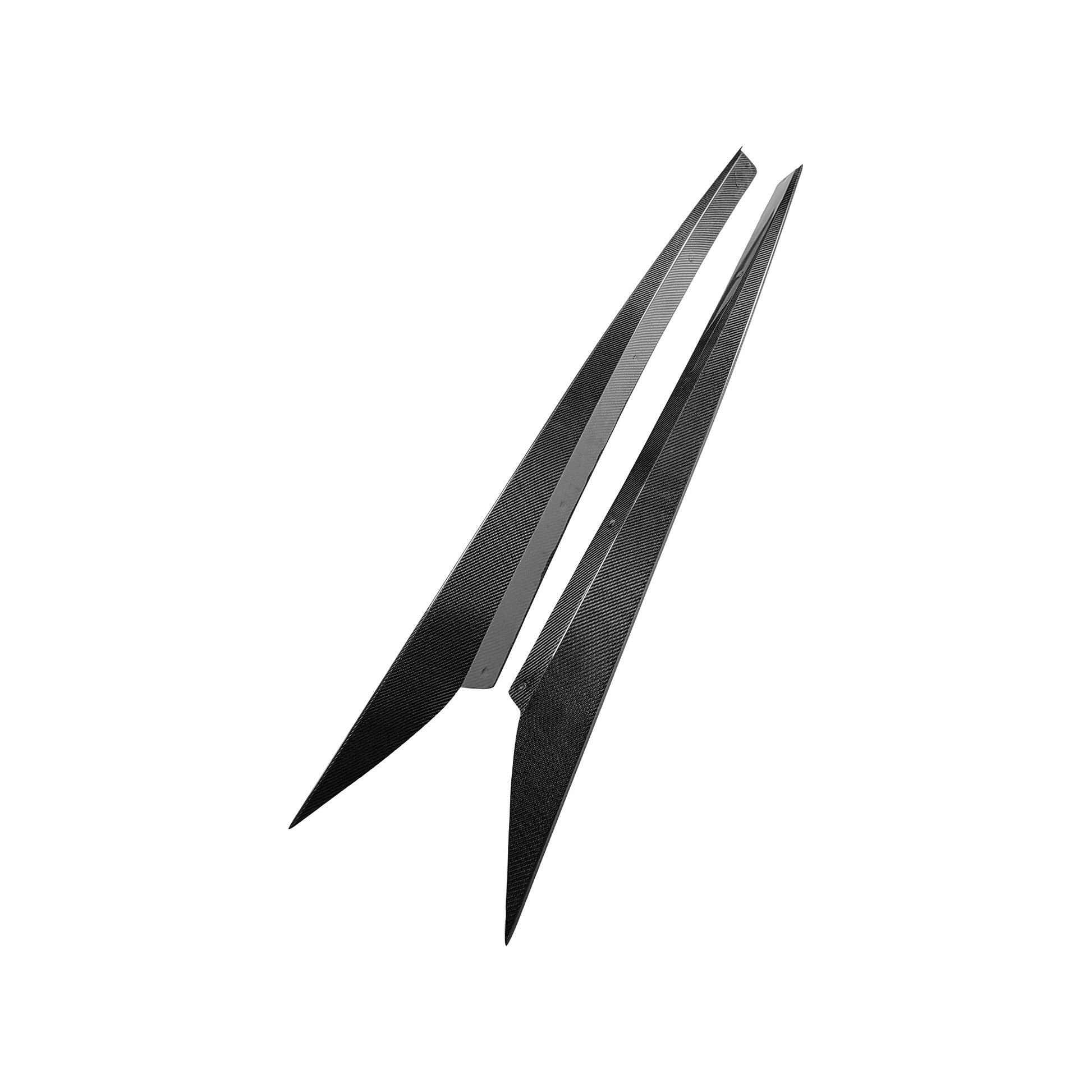 Chevrolet Corvette C8 2 Door OE Style Side Skirts 2020-2024 Kazento Carbon Parts Carbon Fiber CORVETTEC8-SS-OE-CF