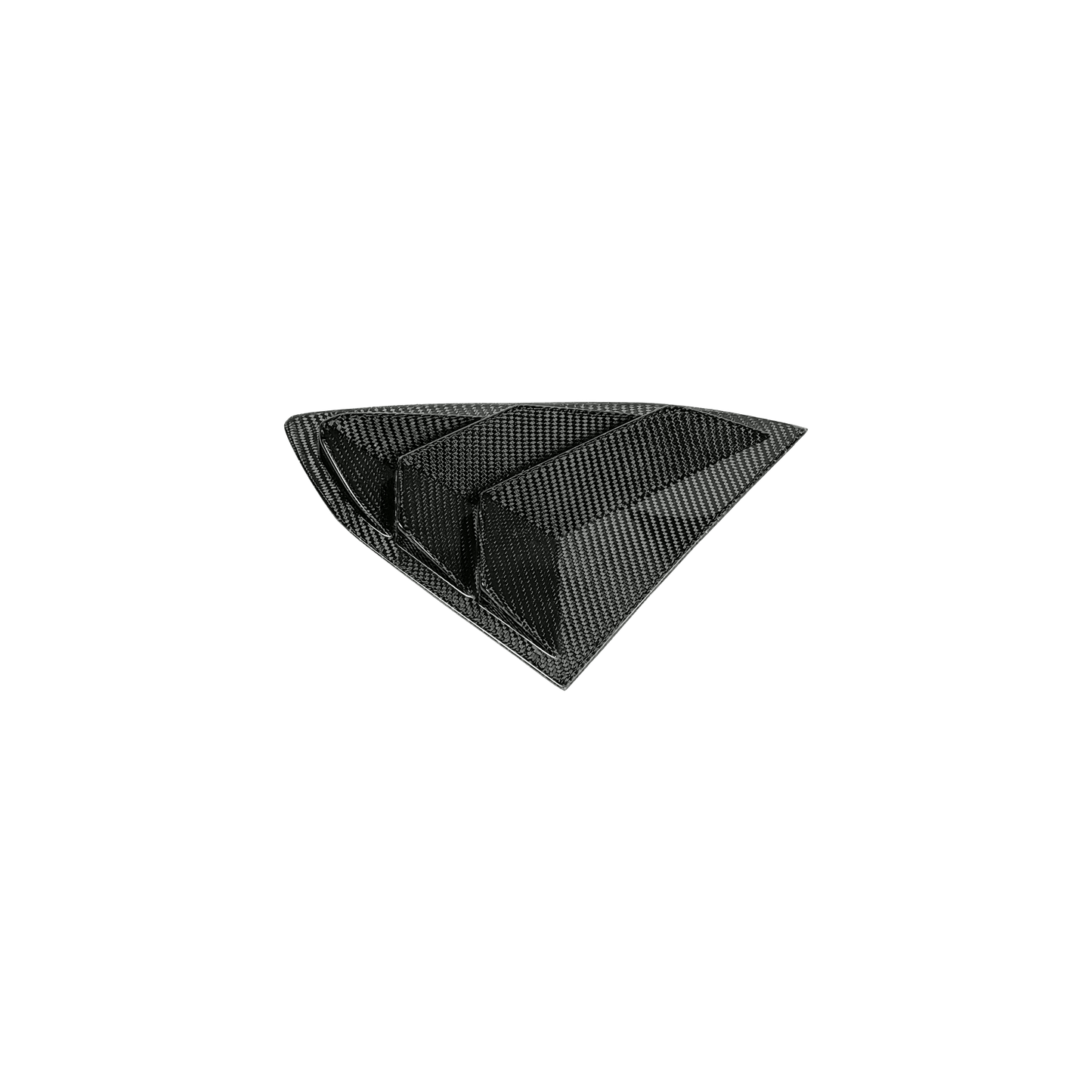 Chevrolet Corvette C8 2 Door Window Louvers 2020-2024 Kazento Carbon Parts Carbon Fiber CORVETTEC8-LOUVER-KZ-CF